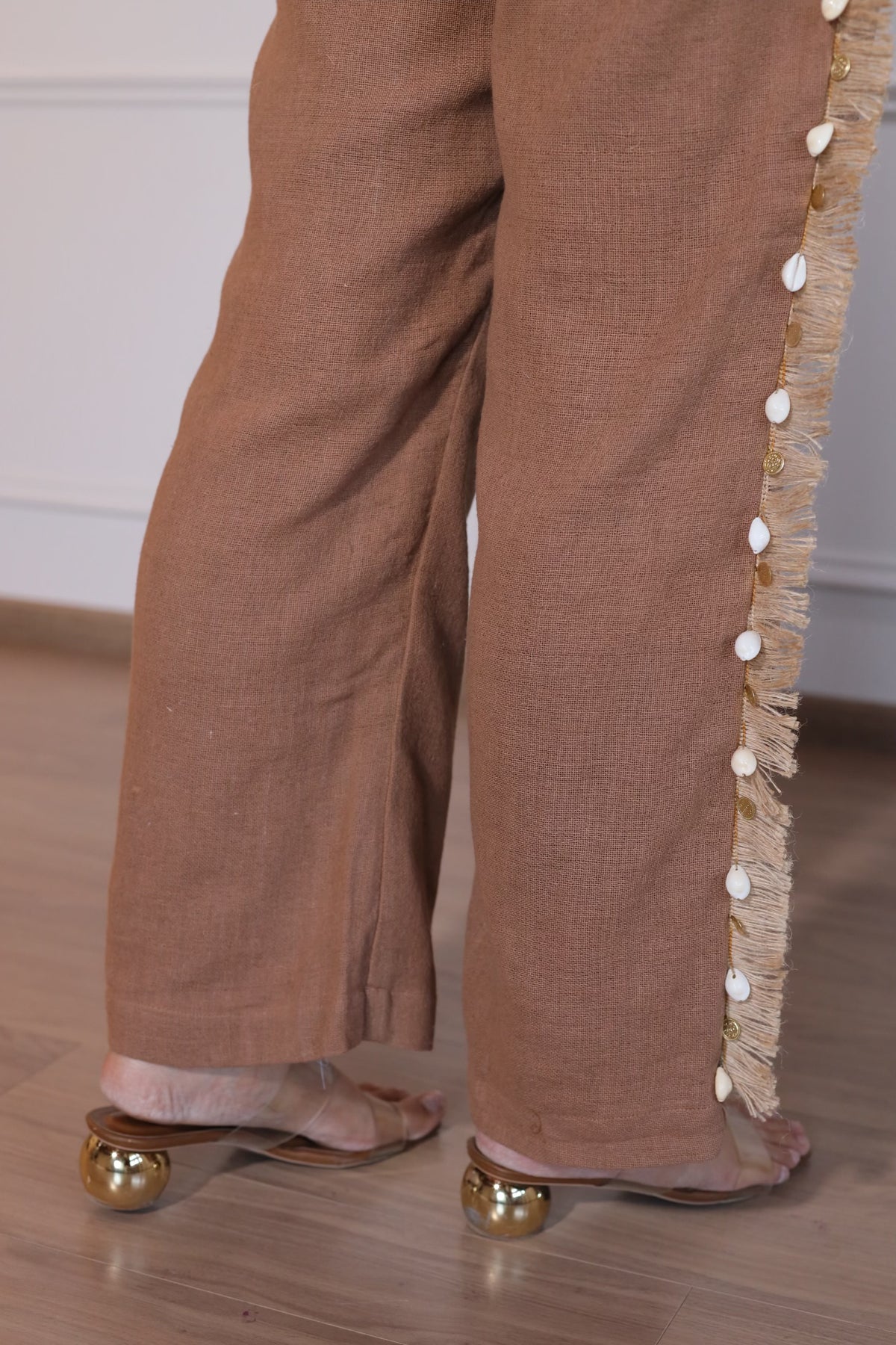 Dune Pants, boho wide leg pants for women by Siyra, view 3