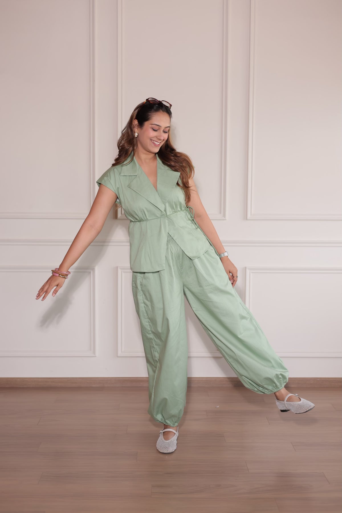 Sage Wrap Top, wrap top for women by Siyra, view 2
