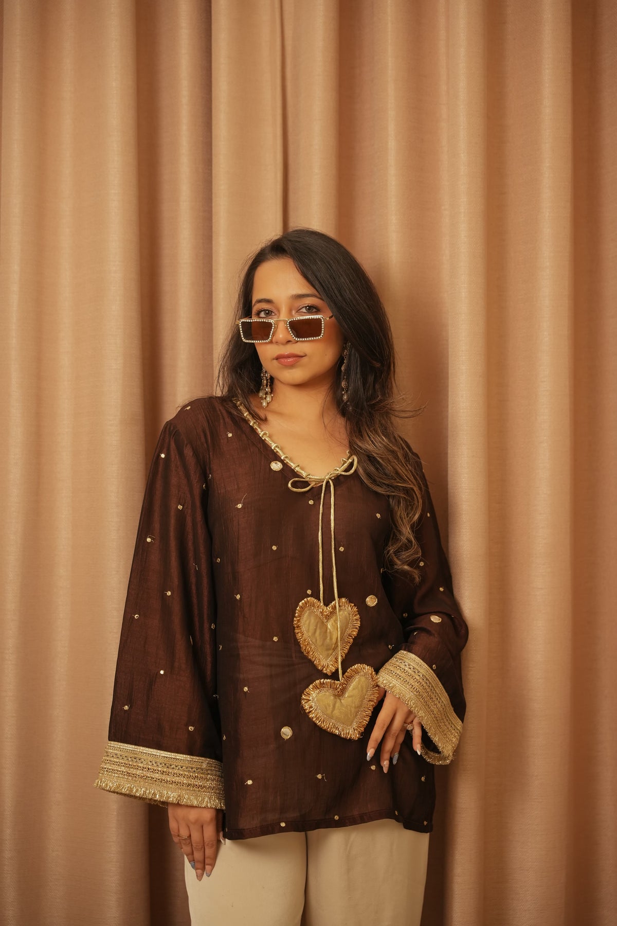 Mohabbat Top, party wear top for women by Siyra