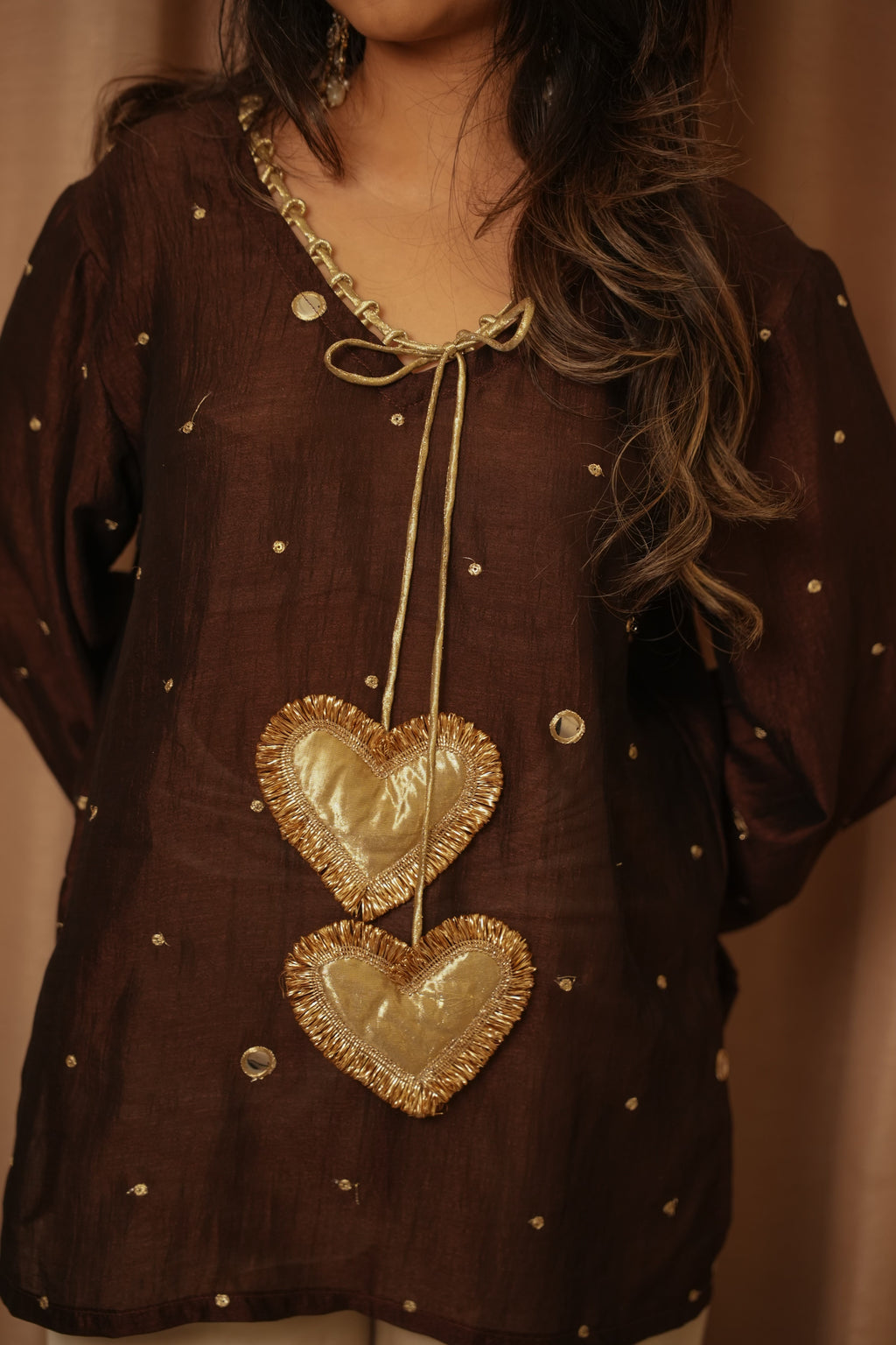 Mohabbat Top, party wear top for women by Siyra, view 2
