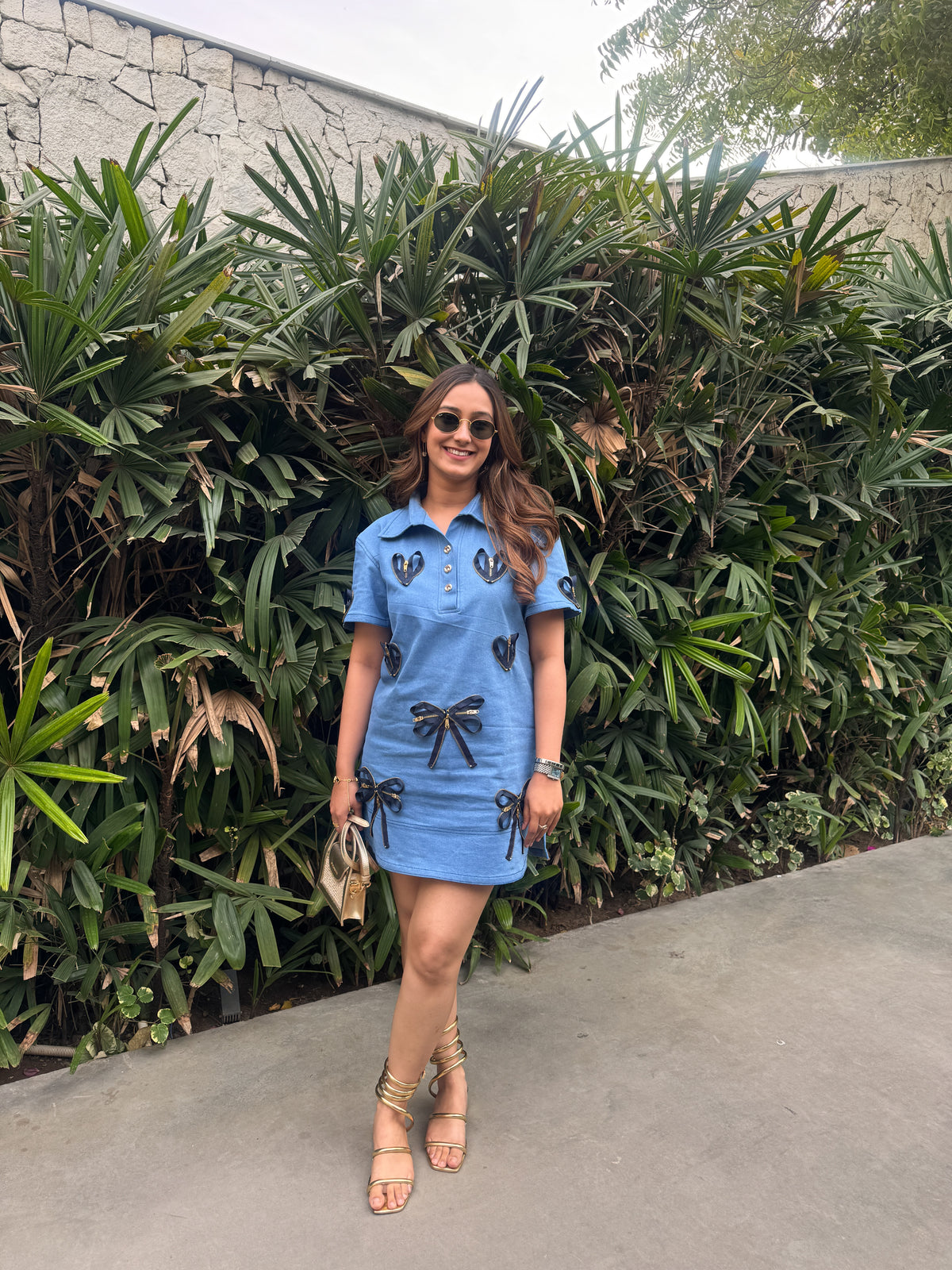 Ayka Denim Dress, denim shift dress for women by Siyra