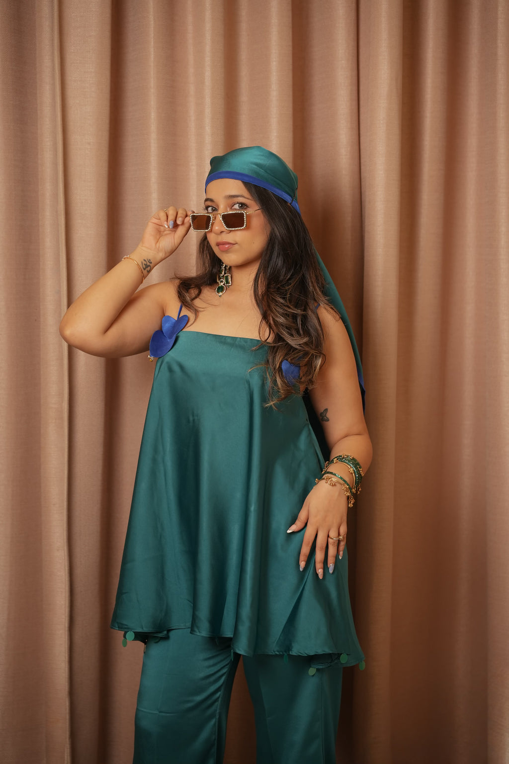Emerald Dilbar Set